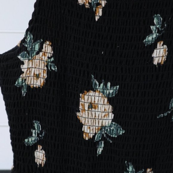 Black and Yellow Floral Maxi Dress - Picture 5 of 9